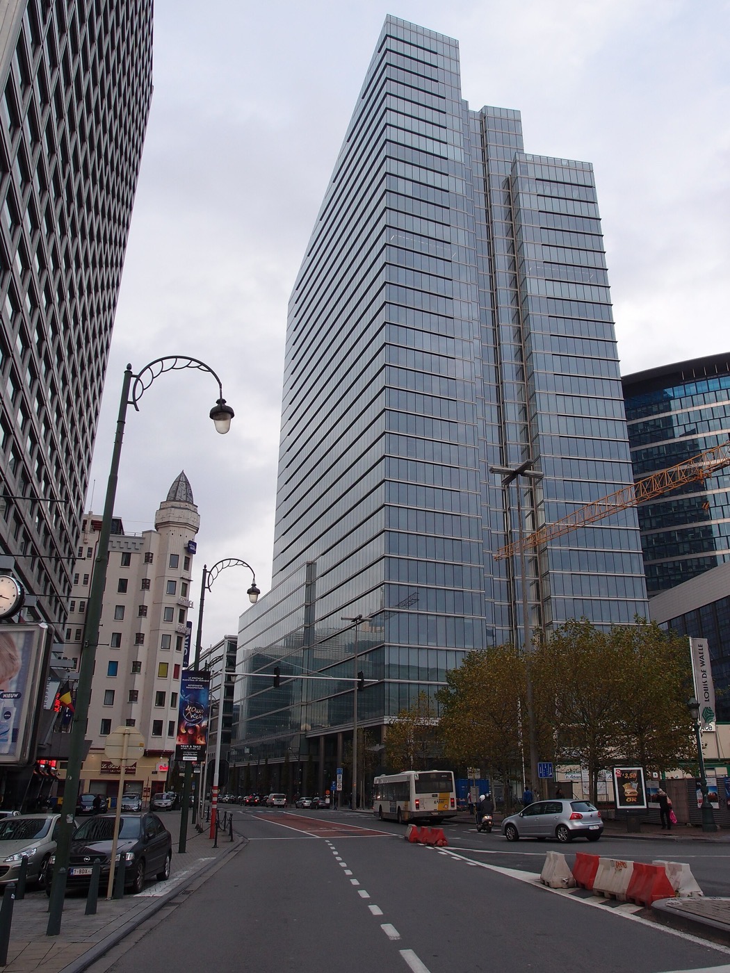 Tour Rogier dans le quartier nord de Bruxelles