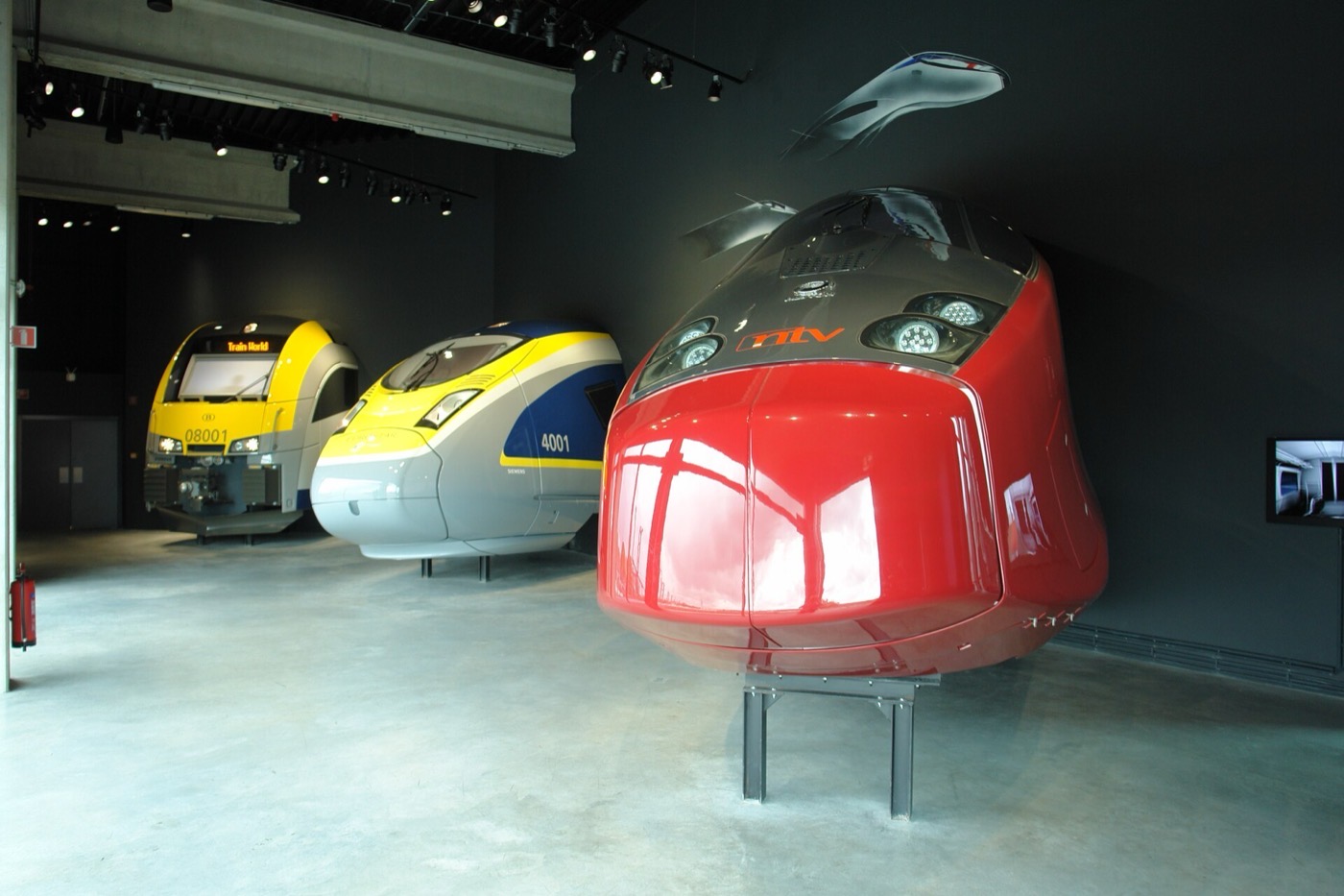 Locomotives exposées au musée Train World