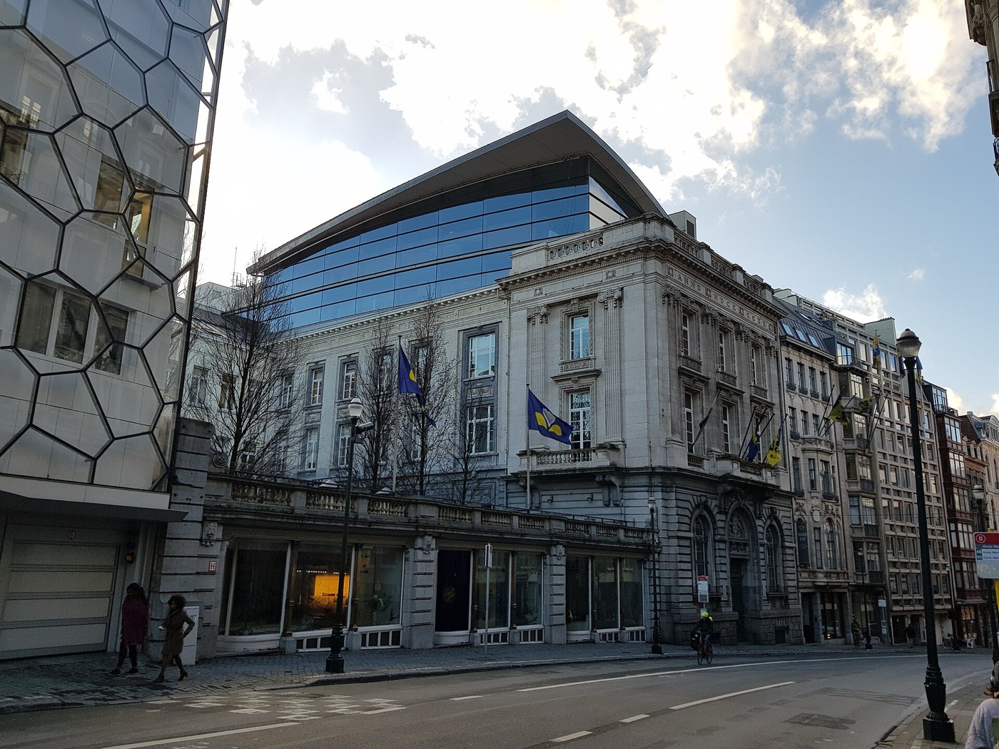 Façade du Parlement bruxellois